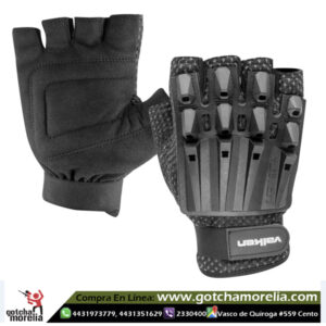 Guantes Valken Negro Medio Dedo