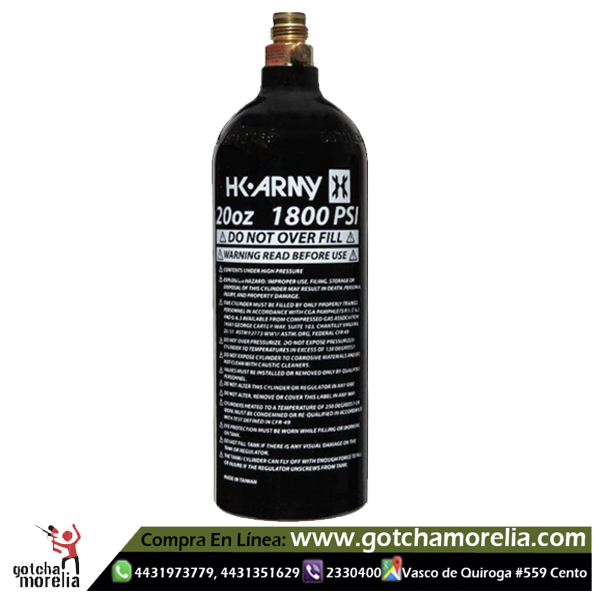 Tanque Co2 20 Oz HK - Imagen 3