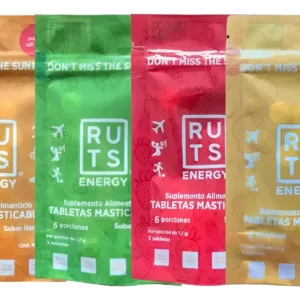 Caja de Tabletas masticables Ruts Energy