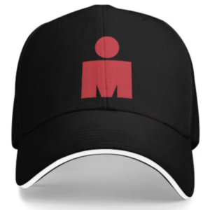 Gorra Ironman Genérica Negra Ajustable Unisex
